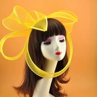 Green Mesh Bow Fascinator Headpiece For Women  One Size  Wedding Formal