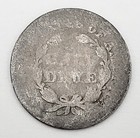 1856 P Seated Liberty Half Dime  90  Silver   fr - Fair   free Shipping 