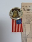 1915 Pocatello Idaho Tag   1776 Liberty Bell Pinback Panama Expedition Jrtr40