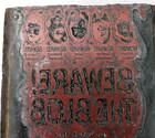 Vintage 1972 Beware The Blob Movie Letterpress Printing Block Son Of Blob Cut