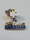 Mt Baker Snoopy Ski Badge Pin Joe Cool Peanuts Schulz Whatcom County Washington