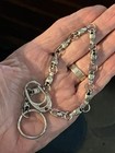 Vntg 12    Skulls Motorcycle Biker   Trucker Chain For Wallet   Keys Sturdy