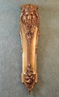 Large Beautifully Cast Antique Original Brass Bronze Figural Green Man Ornament