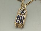 Judaica Torah Charm Pendant W Necklace 8 2 Grams Rose Gold