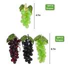 Fake Grapes Artificial Fruit Grapes Bunches Realistic Grapes Display Simulation
