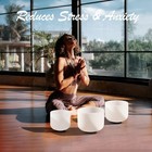 Cvnc 432hz 6 a 8 c 10 e 3 Pcs Crystal Singing Bowls Set Sound Heal Bath Yoga