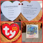      Woody      2002 Ty Beanie Babies Nubby Brown Bear Baby   mwmt 