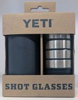 Yeti Shot Glasses With Carrying Case - Navy - New