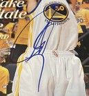 Steph Curry Signed Sports Illustrated Magazine Psa Autograph Stephen Basketball
