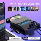 7 In 1 External Usb 3 0 Dvd Cd Rw Writer Drive Burner Reader Player For Laptop
