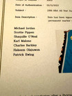 Nba 1996 All Star 7 Player Michael Jordan Autographed Jersey   Booklet Full Coa