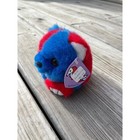 Puffkins Liberty Plush Swibco Patriotic Red White Blue Teddy Bear Toy Nwt