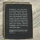 Vtg Bookplate Labels Antioch Publishing Co Open Box 39 Labels Animals In Library