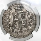 1881 1 2 Crown England Silver Ngc Very Fine Detail Half Crown Queen Victoria