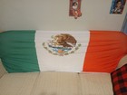 Mexican Flag Green White Red Tricolor Flag With Mexican Coat Of Arms