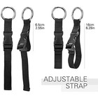 Add-a-bag Luggage Strap Belt With Buckle Travel Suitcase Backpack Jacket Holder