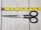     Vintage Compton Usa Heavy Duty Metal Scissors 8  Long Sewing Straight Shears    