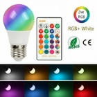 E26 E27 Led Light Bulb Rgb 16 Color Changing 3w Magic Lamp Disco Ir Remote Lot