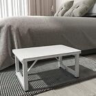 Step Stool  Small Step Stool For Adults  Wood And Metal Foot Stool  One White