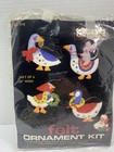 Vtg Titan Needlecraft Felt Ornament Kit Number  415  Geese Read