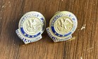 Us Doj Department Of Justice 5   10 Year Service Pins  tm954