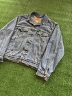 Vintage Made In Mexico Levis Type Biker Denim Jacket True Faded