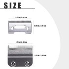 Professional Adjustable Clippers Blades - Precision 2 Holes Silvery 
