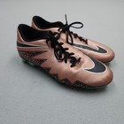 Nike Soccer Cleats Mens 8 5 Hypervenom Phade 2 Ii Fg Metallic Red Bronze Sneaker