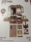 Kids Kitchen Play Set Toys 42 Pcs Cooking Toy Accessories light sound cookwares