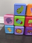 Fisher Price Laugh   Learn Sensory Stacking Blocks Lot Of 10 Words   Animals