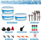 Christmas Craft Snowman Kit  3 Pack Diy Snowman Craft Kit For Kids  Build A Snow