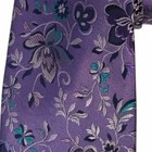 Joseph Abboud Mens Silk Necktie Purple Woven Floral Classic 3 0 Designer Tie