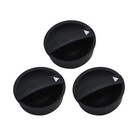 Set Of 3 Ac Climate Control Knob Switch For 2005-2011 Toyota Tacoma 65551820a