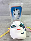 Vintage Mardi Gras Ceramic Wall Hanging Mask  6  Length  4  Width