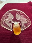 Vtg Lalique Ondines Parfum 4 5 Ml France  2 Frosted Nude Women Glass Bottle Exc