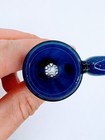2 5  Dichro Crescent Moon Glass Screen Filter 14mm Bowl Slide Bong Water Pipe D