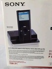 Nib Ipod Sony Tdm-ip1 Digital Media Port Adapter Ipod Docking Station Black New