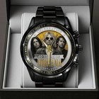 Nirvana 40th Anniversary Black Stainless Steel Watch
