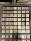 Vintage Hamilton Mfg Co Wood Printers Drawer Letterpress Tray Shadowbox D-1