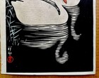 Ohara Shoson koson -japanese Woodblock Print-white Geese With Reeds-1927