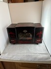 Japanese Black Lacquer Vintage Jewelry Box Rickshaw Toyo Music Box Not Working