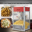 Uimoso Popcorn Popper Machine Countertop Popcorn Maker 1440w 12 Oz 80 Cups Red