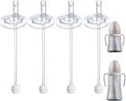 4pcs Replacement Weighted Straws For Grosmimi  Silicone Gravity Ball Straw Re   
