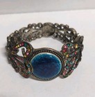 Vintage Costume Jewelry Lot  Bracelets  Beaded Necklaces  Cuffs Junk Drawer Lot