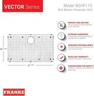 Franke   Bghf115 Vector 17 3125  X 31 125  Stainless Steel Kitchen Sink Grid