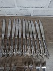 Vintage 49 Pc Silver Artistry Onieda Cube Community Silver Plate Flatware Set