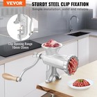Vevor Manual Meat Grinder Heavy Duty Cast Iron Meat Grinder   Steel Table Clamp