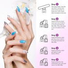 24 Pcs Gel Nail Polish  Purple Colors Gel Nail Polish Set With Base Glossy Matte