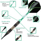 18g Soft Tip Darts Set With Case Brass Barrel And Accessories For Accuracy
