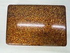 Y11072 Box Wakasa Lacquer Makie Inkstone Case Stationery Japan Antique Container